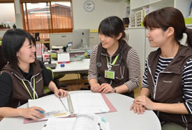 一日の仕事の流れ